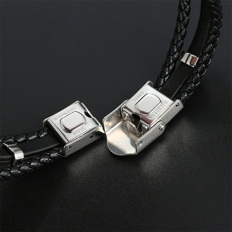 Unique Punk Style Stainless Steel Musical Notes Bracelets - friipe